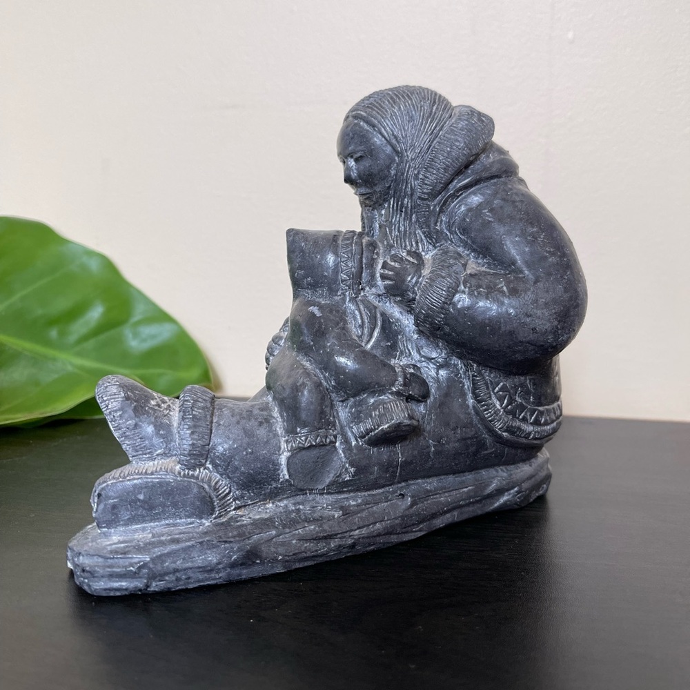 Mother and Child Wolf Sculpture *AS IS